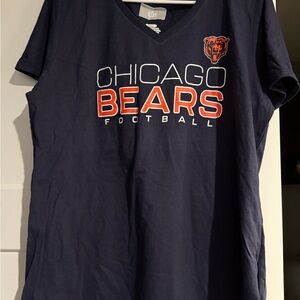 NFL Navy V-Neck T-Shirt